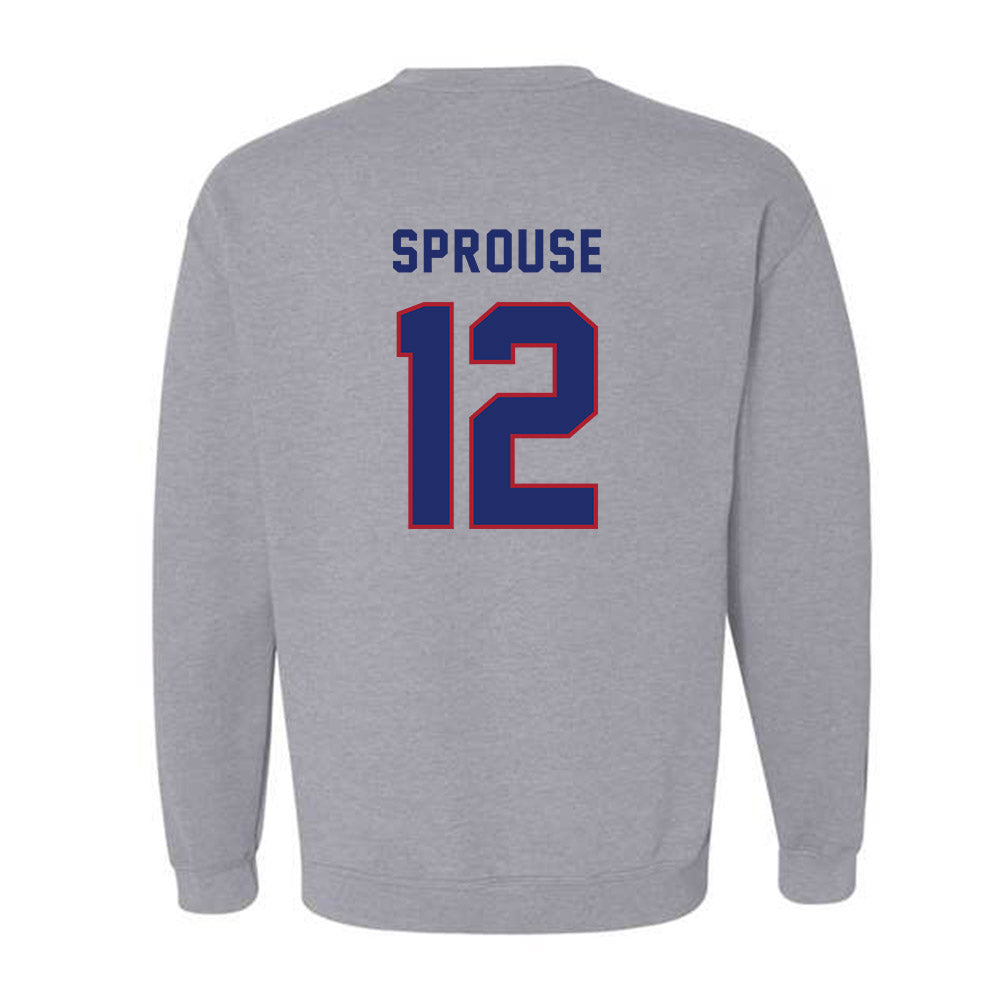 American - NCAA Men's Basketball : Geoff Sprouse - Classic Shersey Crewneck Sweatshirt-1