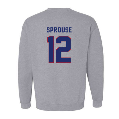 American - NCAA Men's Basketball : Geoff Sprouse - Classic Shersey Crewneck Sweatshirt-1