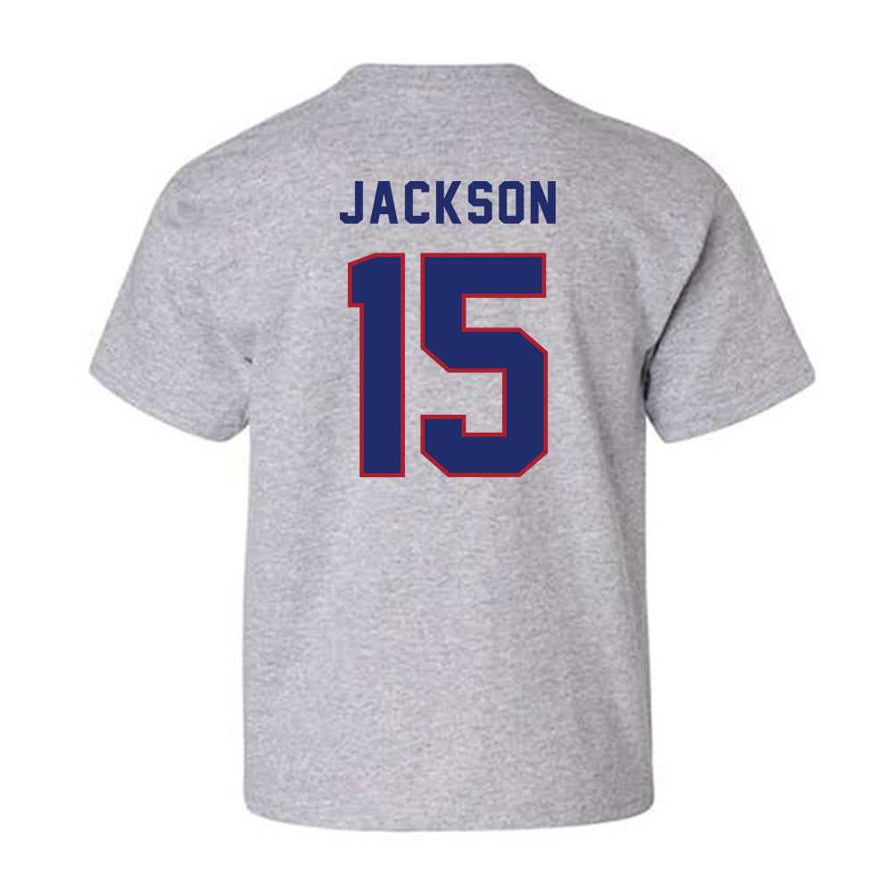 American - NCAA Women's Lacrosse : Annabelle Jackson - Classic Shersey Youth T-Shirt-1