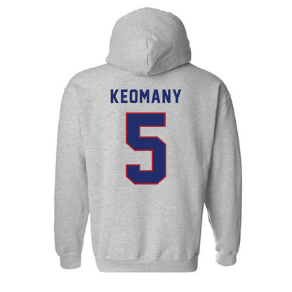 American - NCAA Men's Soccer : Kobe Keomany - Classic Shersey Hooded Sweatshirt-1