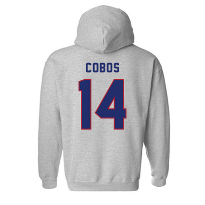 American - NCAA Women's Soccer : Isabella Cobos - Classic Shersey Hooded Sweatshirt-1