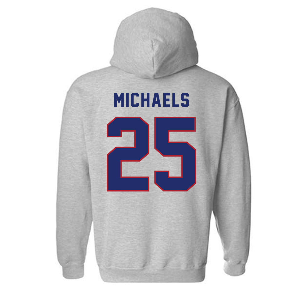 American - NCAA Men's Basketball : Eric Michaels - Classic Shersey Hooded Sweatshirt-1