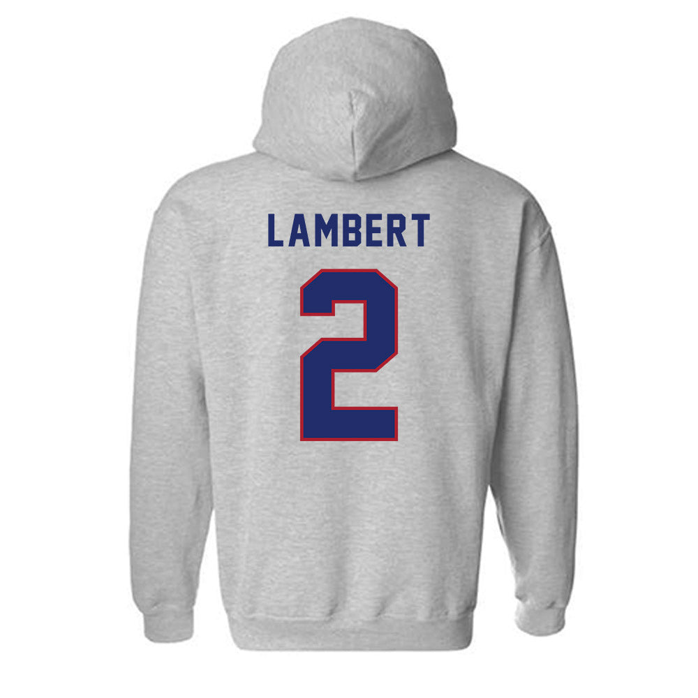 American - NCAA Women's Soccer : Morissa Lambert - Classic Shersey Hooded Sweatshirt-1