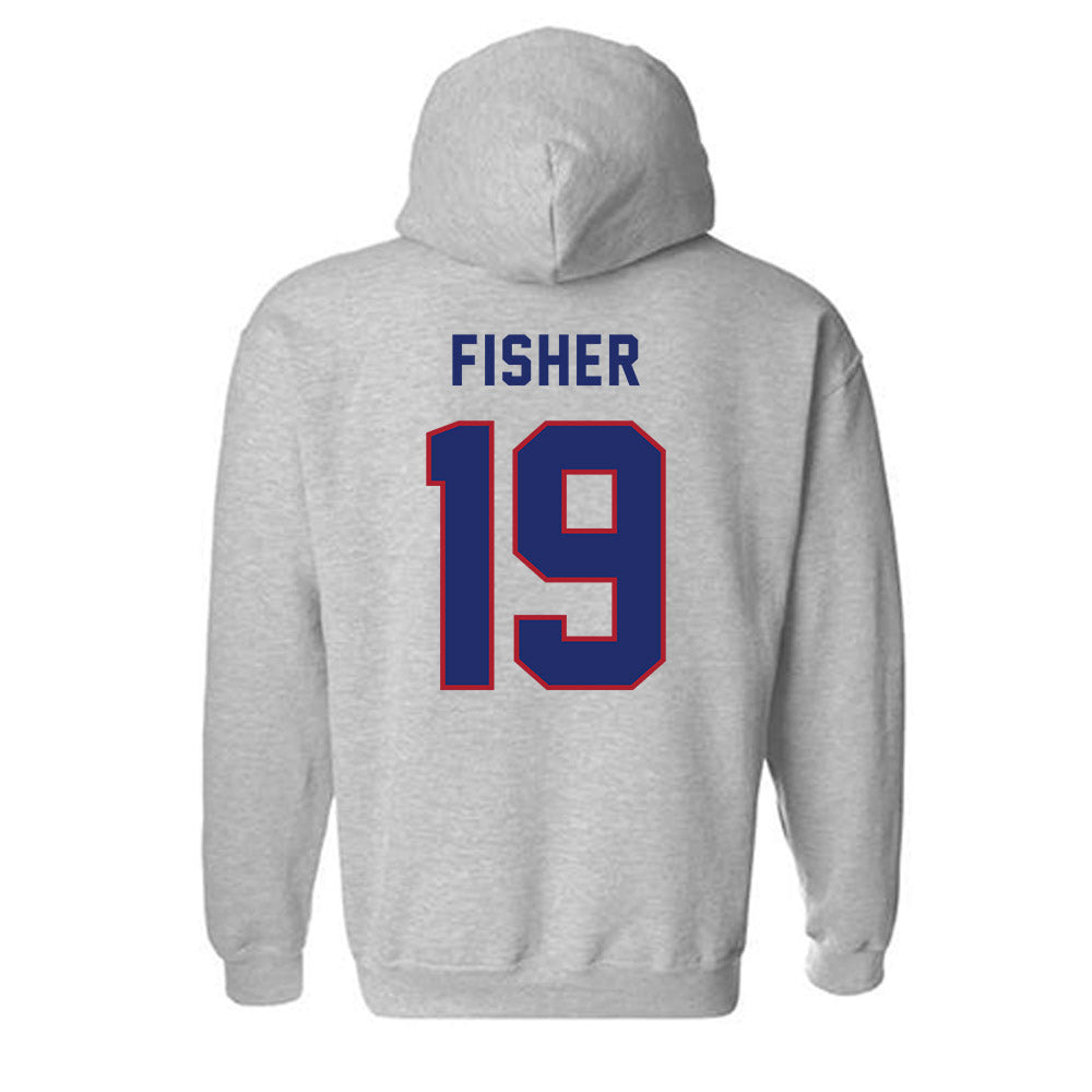 American - NCAA Women's Soccer : Eliza Fisher - Classic Shersey Hooded Sweatshirt-1