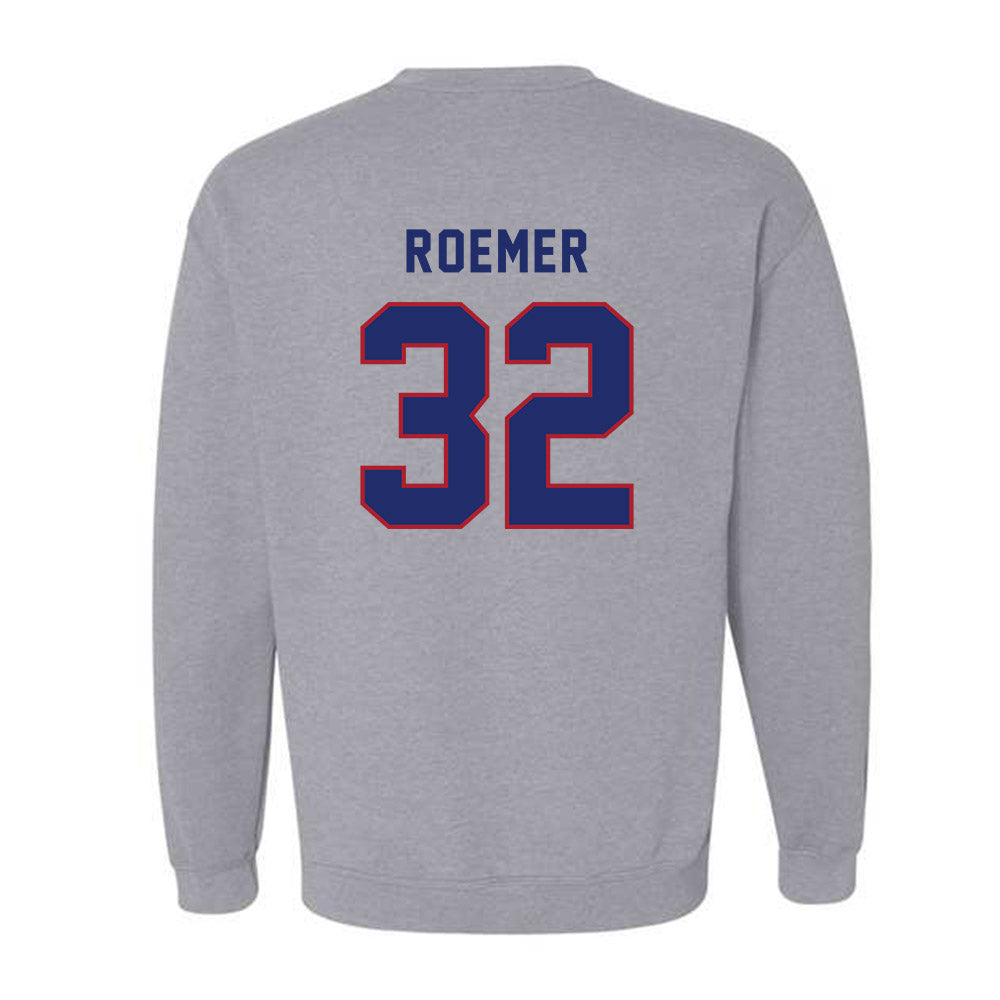 American - NCAA Women's Soccer : Addison Roemer - Classic Shersey Crewneck Sweatshirt-1