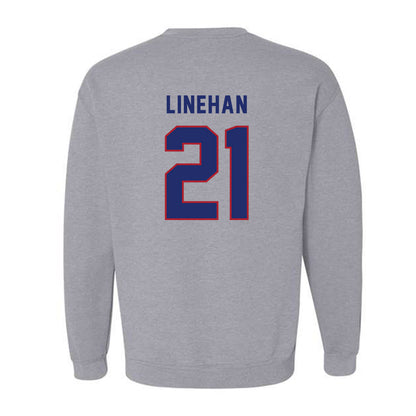 American - NCAA Women's Lacrosse : Kellie Linehan - Classic Shersey Crewneck Sweatshirt-1