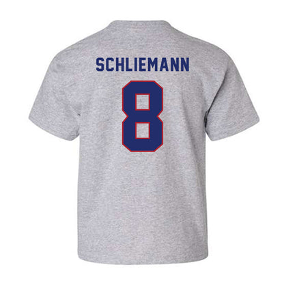 American - NCAA Men's Soccer : Tim Schliemann - Classic Shersey Youth T-Shirt-1