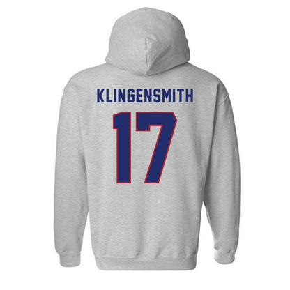 American - NCAA Women's Soccer : Avery Klingensmith - Classic Shersey Hooded Sweatshirt-1