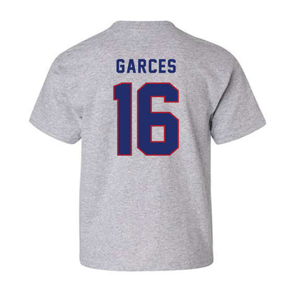 American - NCAA Men's Soccer : Sebastian Garces - Classic Shersey Youth T-Shirt-1