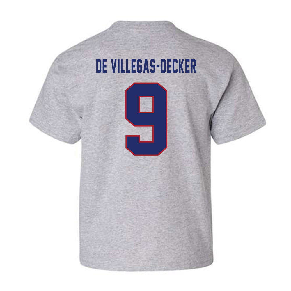American - NCAA Women's Soccer : Mia De Villegas-Decker - Classic Shersey Youth T-Shirt-1