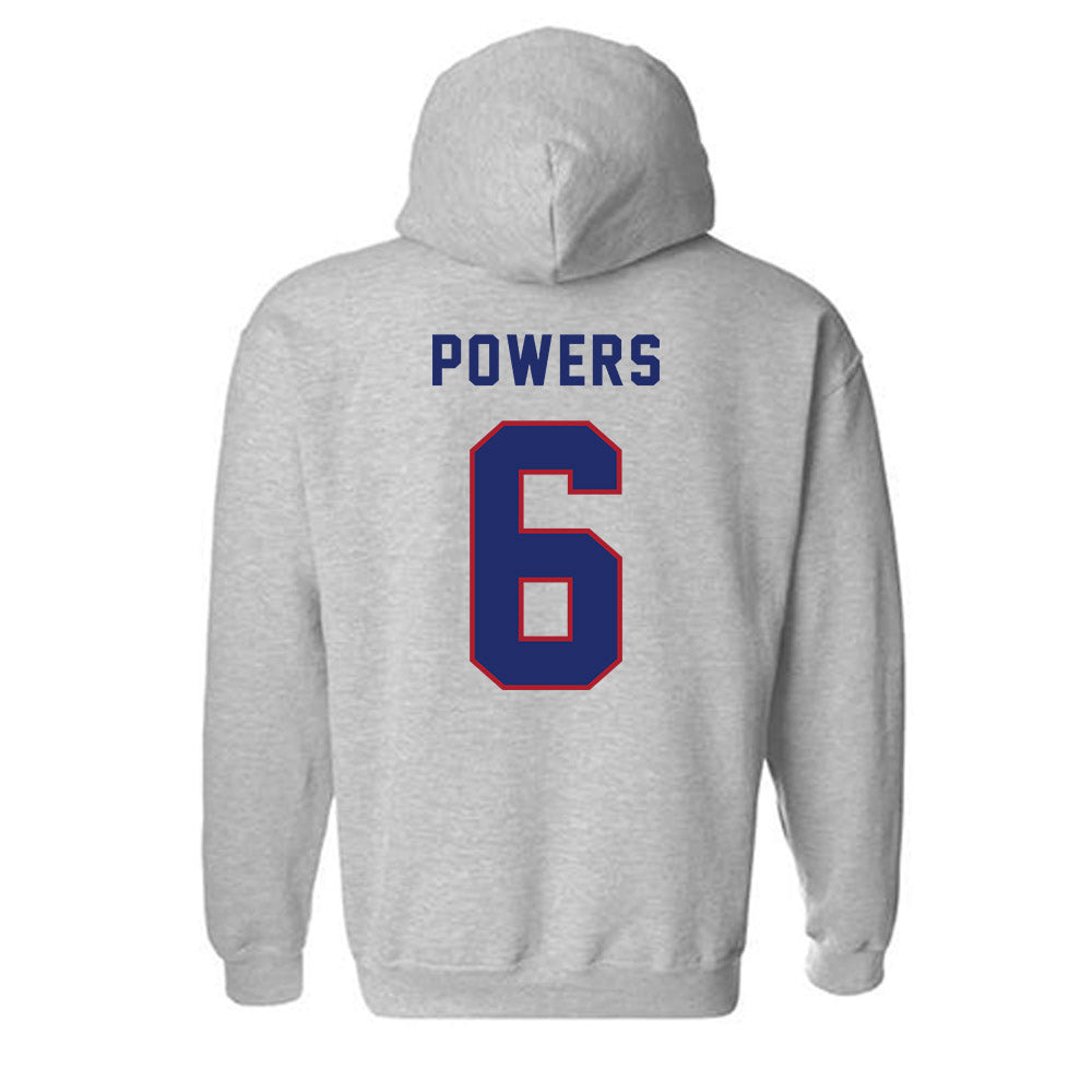 American - NCAA Women's Lacrosse : Aine Powers - Classic Shersey Hooded Sweatshirt-1