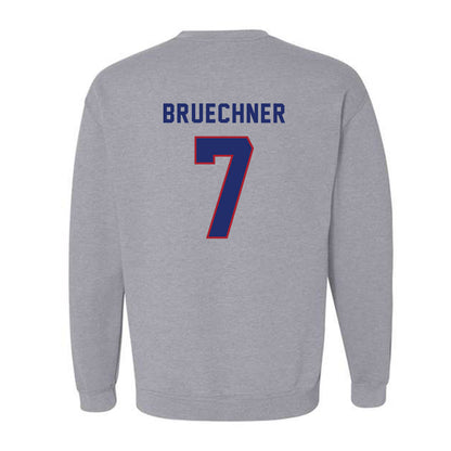 American - NCAA Women's Lacrosse : Kate Bruechner - Classic Shersey Crewneck Sweatshirt-1