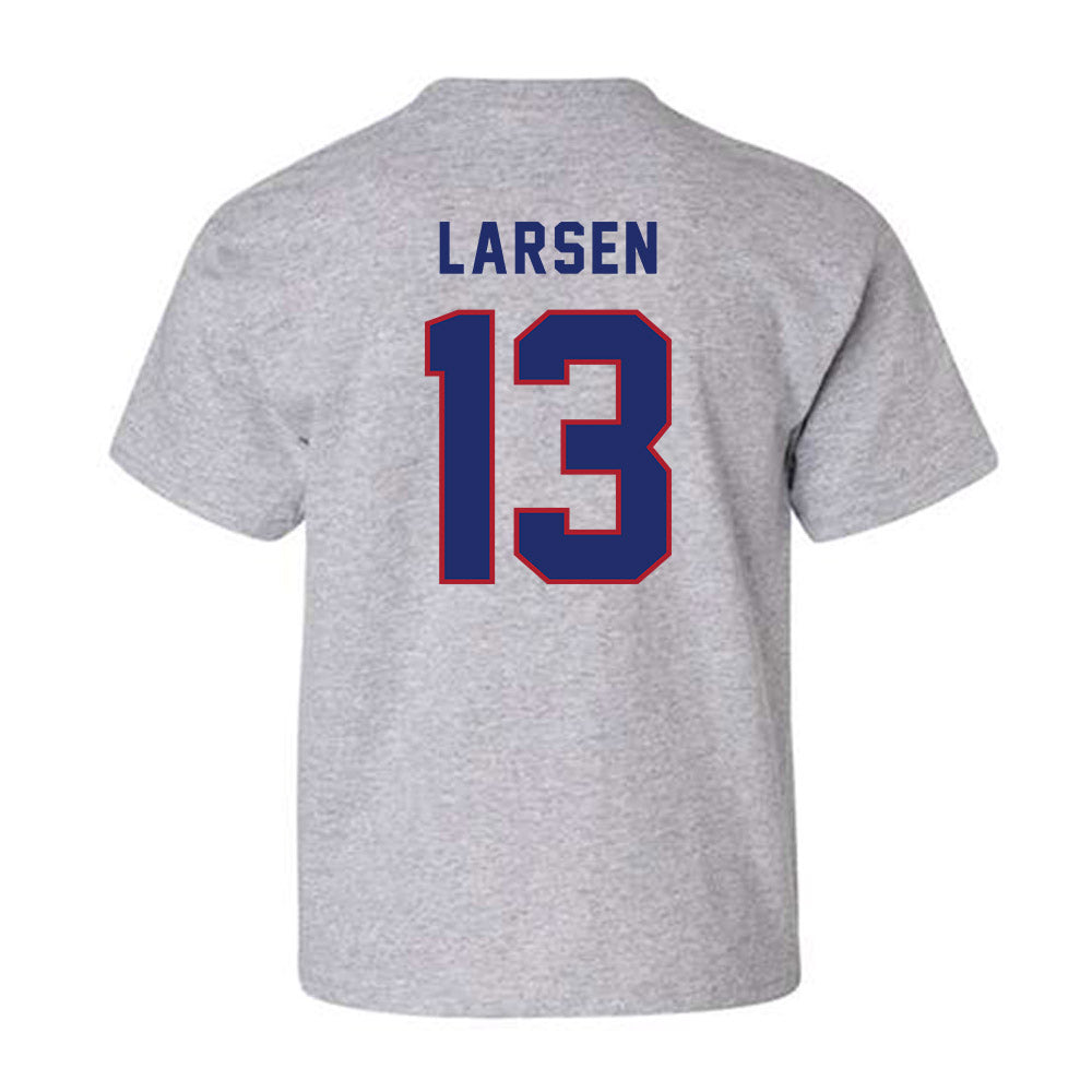 American - NCAA Women's Lacrosse : Carly Larsen - Classic Shersey Youth T-Shirt-1