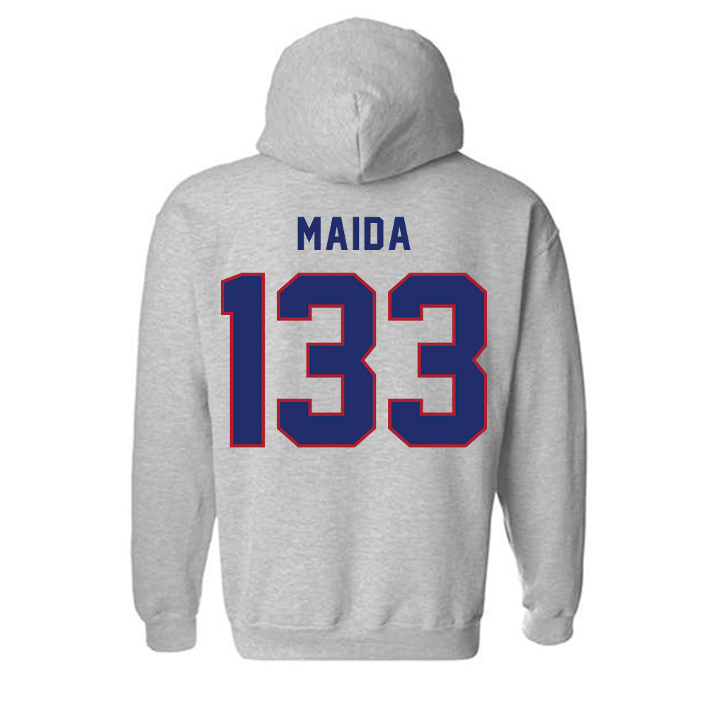 American - NCAA Wrestling : Jack Maida - Classic Shersey Hooded Sweatshirt-1