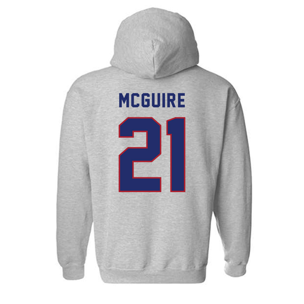 American - NCAA Women's Soccer : Jennifer McGuire - Classic Shersey Hooded Sweatshirt-1