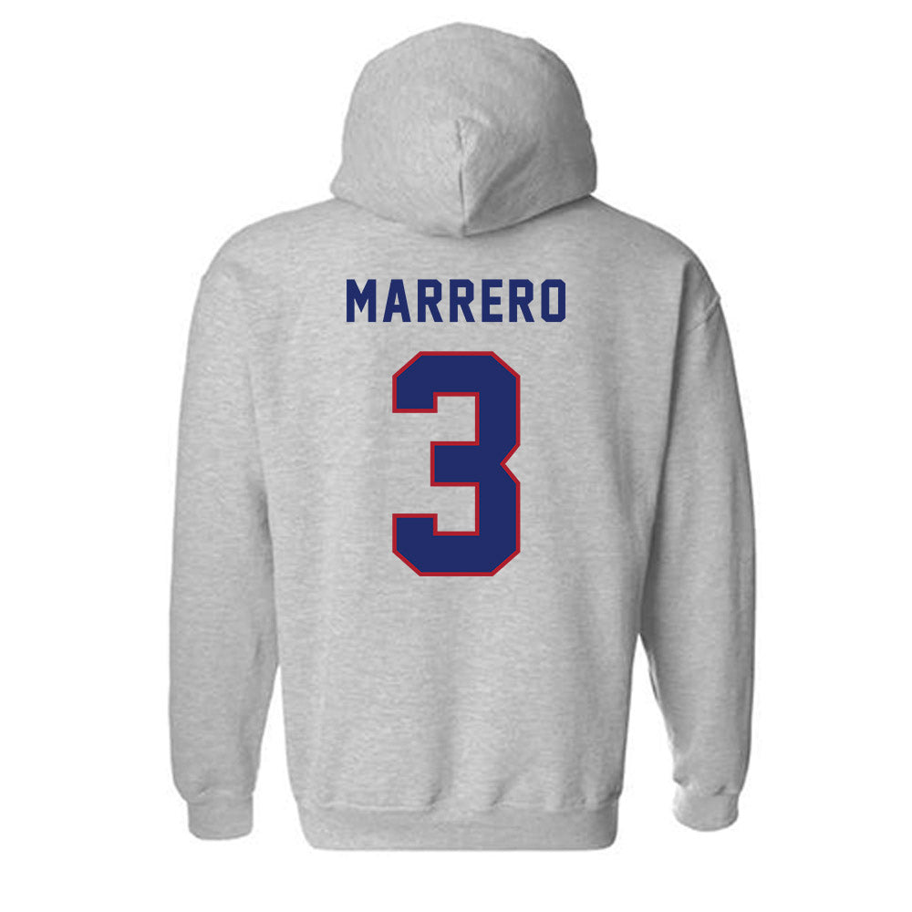 American - NCAA Women's Volleyball : Isabella Marrero - Classic Shersey Hooded Sweatshirt-1
