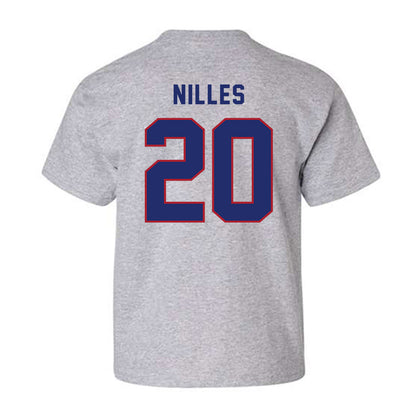 American - NCAA Women's Lacrosse : Alyssa Nilles - Classic Shersey Youth T-Shirt-1