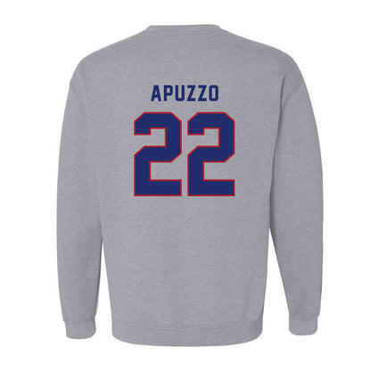 American - NCAA Women's Lacrosse : Alyssa Apuzzo - Classic Shersey Crewneck Sweatshirt-1