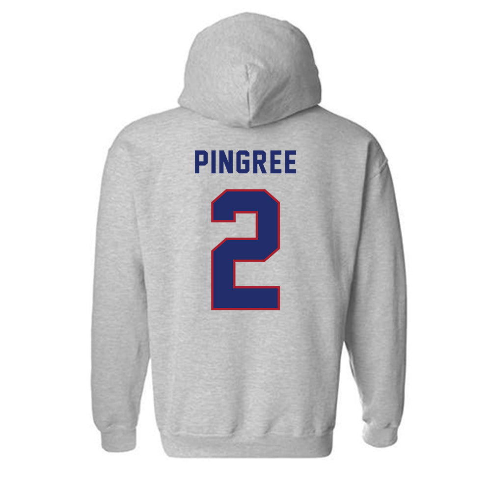 American - NCAA Women's Basketball : Ellie Pingree - Classic Shersey Hooded Sweatshirt-1