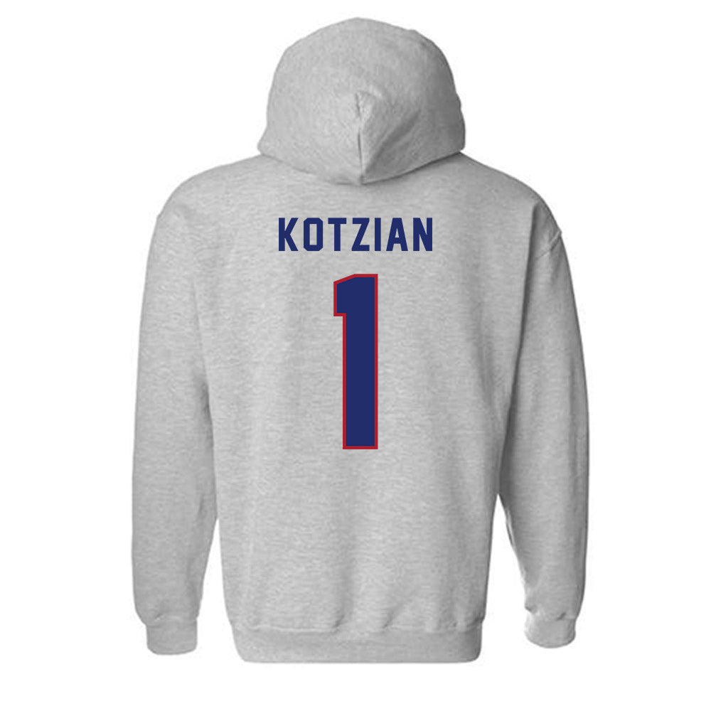 American - NCAA Women's Lacrosse : Adria Kotzian - Classic Shersey Hooded Sweatshirt-1