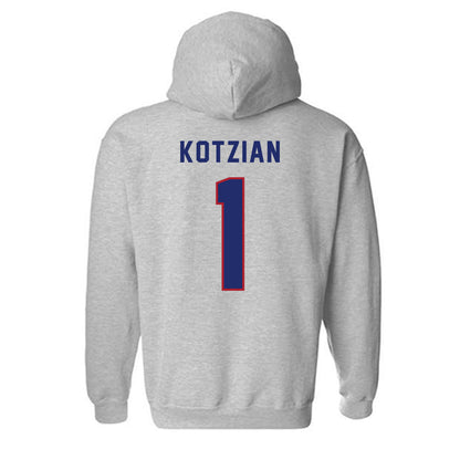 American - NCAA Women's Lacrosse : Adria Kotzian - Classic Shersey Hooded Sweatshirt-1