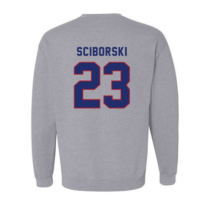 American - NCAA Women's Volleyball : Carly Sciborski - Classic Shersey Crewneck Sweatshirt-1