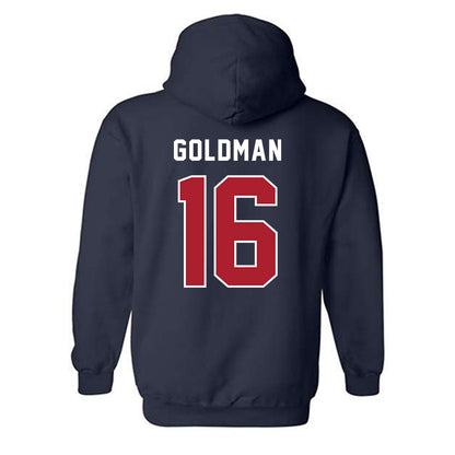 American - NCAA Women's Soccer : Nariah Goldman - Hooded Sweatshirt-1