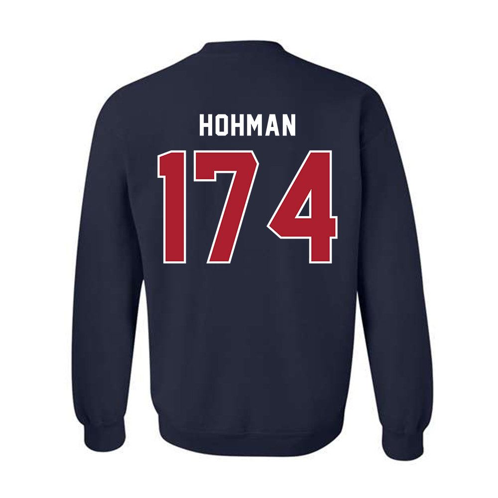 American - NCAA Wrestling : Hunter Hohman - Crewneck Sweatshirt-1
