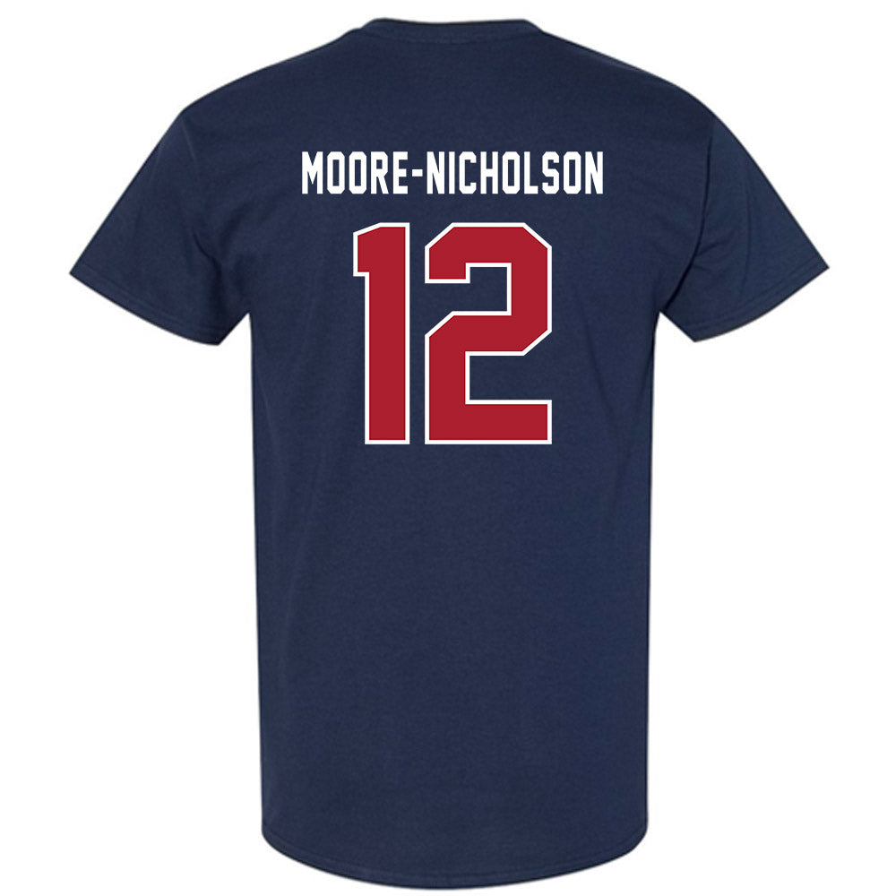 American - NCAA Women's Basketball : Madisyn Moore-Nicholson - T-Shirt-1