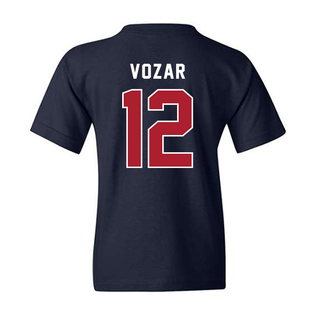 American - NCAA Women's Soccer : Bella Vozar - Youth T-Shirt-1