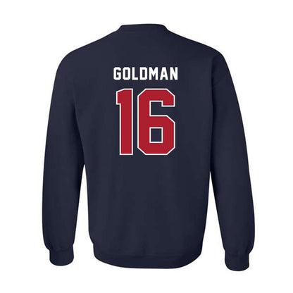 American - NCAA Women's Soccer : Nariah Goldman - Crewneck Sweatshirt-1