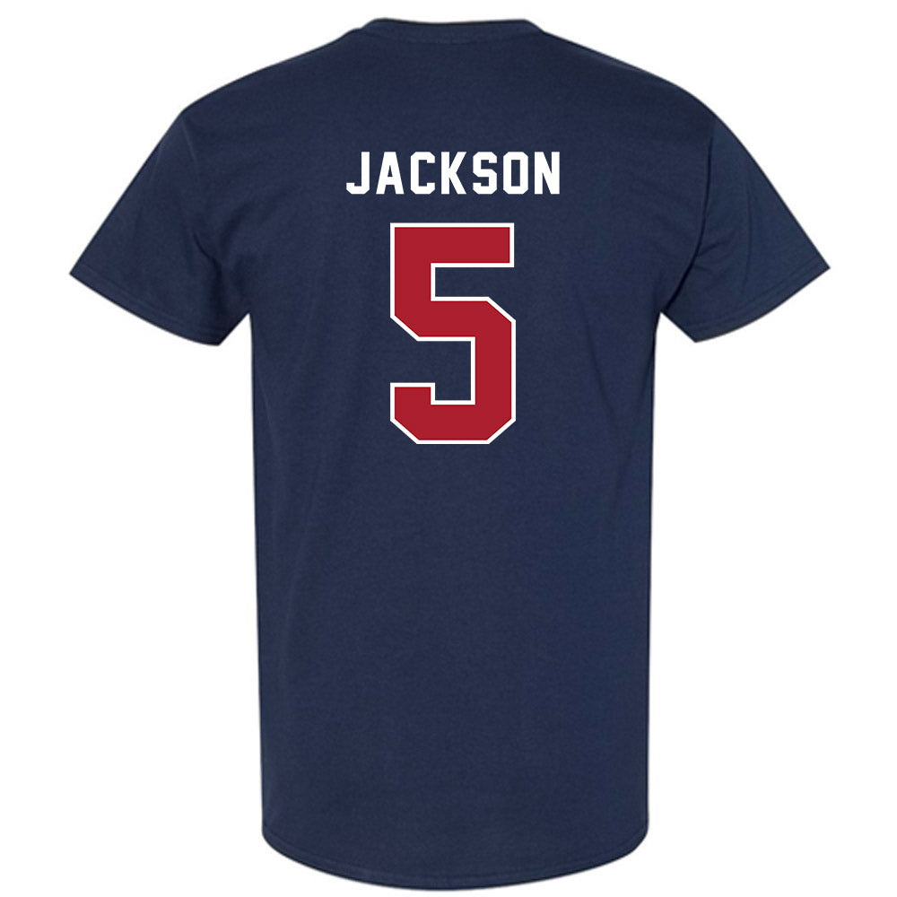 American - NCAA Women's Lacrosse : Finley Jackson - T-Shirt-1