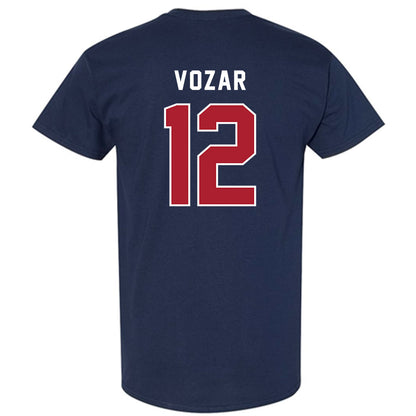 American - NCAA Women's Soccer : Bella Vozar - T-Shirt-1