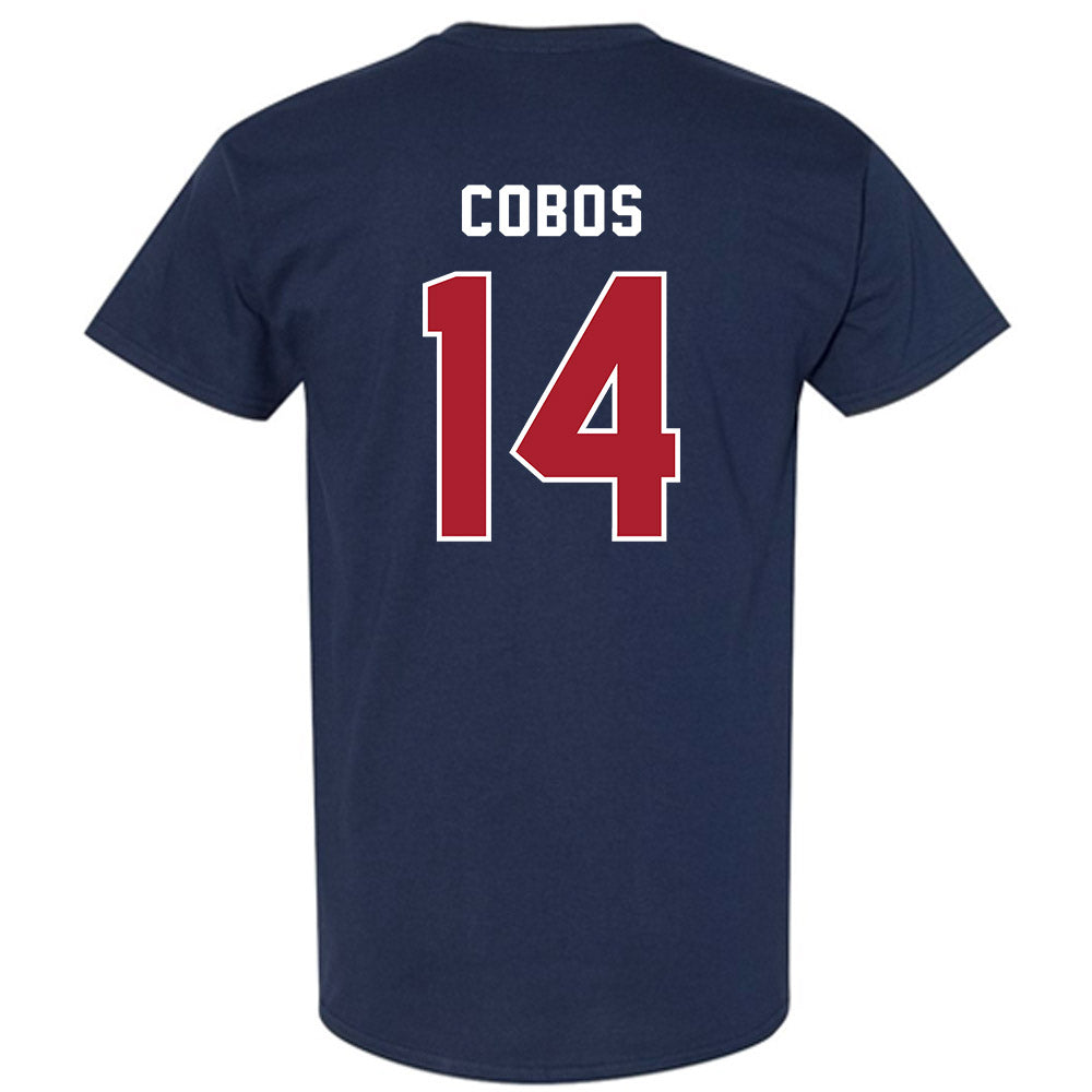 American - NCAA Women's Soccer : Isabella Cobos - T-Shirt-1