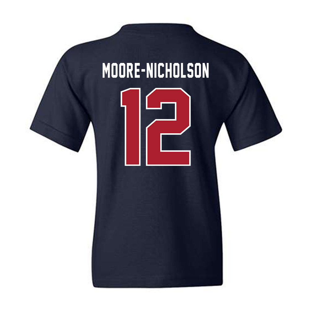 American - NCAA Women's Basketball : Madisyn Moore-Nicholson - Youth T-Shirt-1