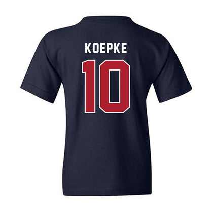 American - NCAA Women's Basketball : Grace Koepke - Youth T-Shirt-1