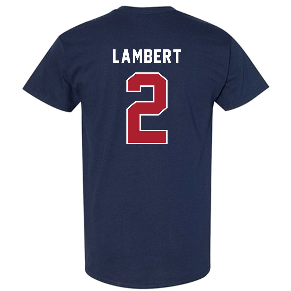 American - NCAA Women's Soccer : Morissa Lambert - T-Shirt-1