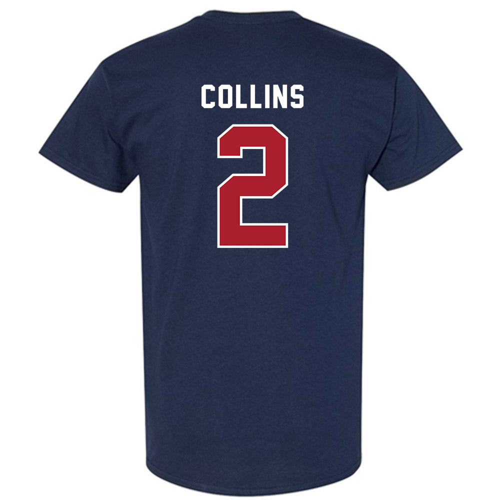 American - NCAA Men's Basketball : Madden Collins - T-Shirt-1