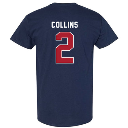 American - NCAA Men's Basketball : Madden Collins - T-Shirt-1