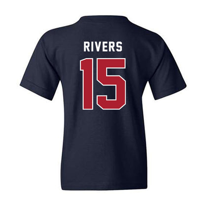 American - NCAA Women's Soccer : Logan Rivers - Youth T-Shirt-1