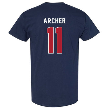 American - NCAA Women's Basketball : Elizabeth Archer - T-Shirt-1