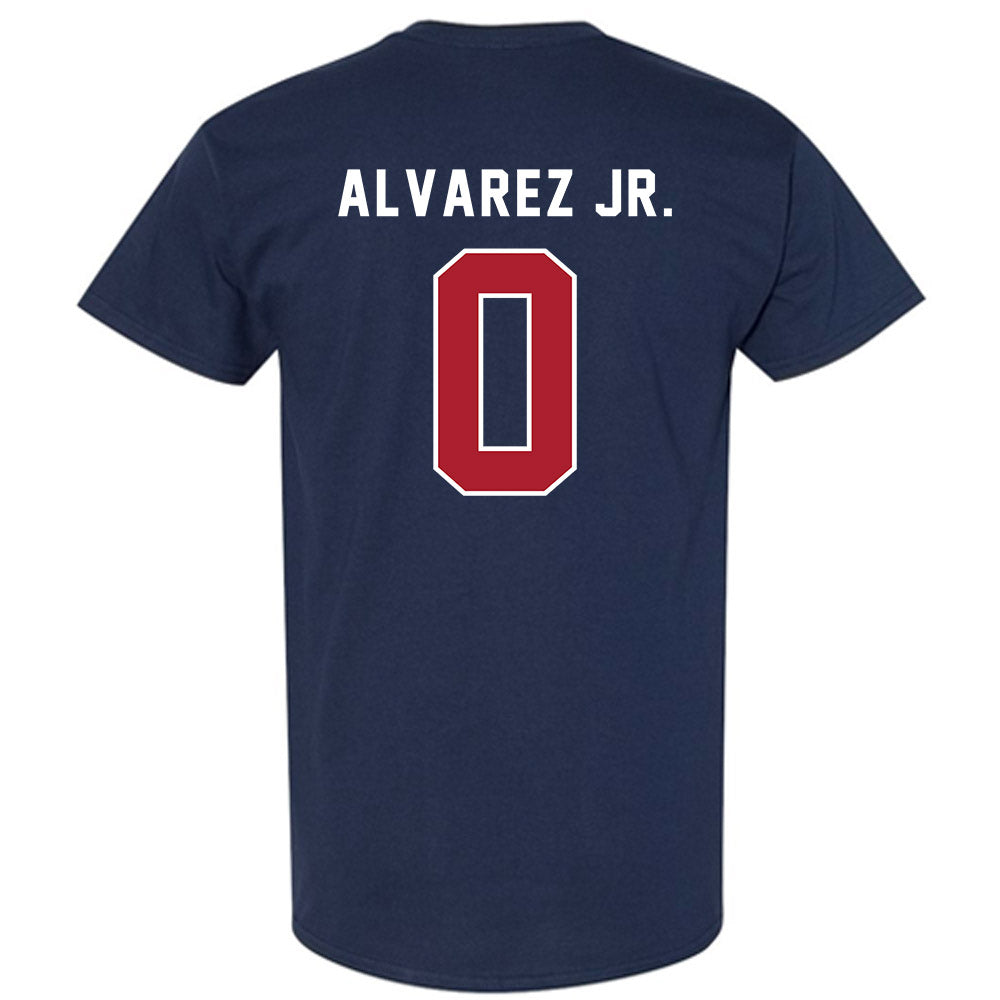 American - NCAA Men's Soccer : Juan Carlos Alvarez Jr. - T-Shirt-1