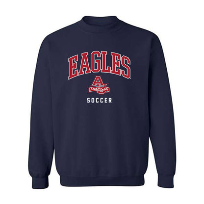 American - NCAA Women's Soccer : Lily Houngmany - Crewneck Sweatshirt-0
