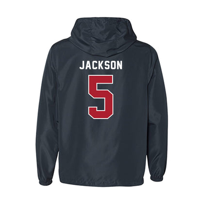 American - NCAA Women's Lacrosse : Finley Jackson - Windbreaker-1