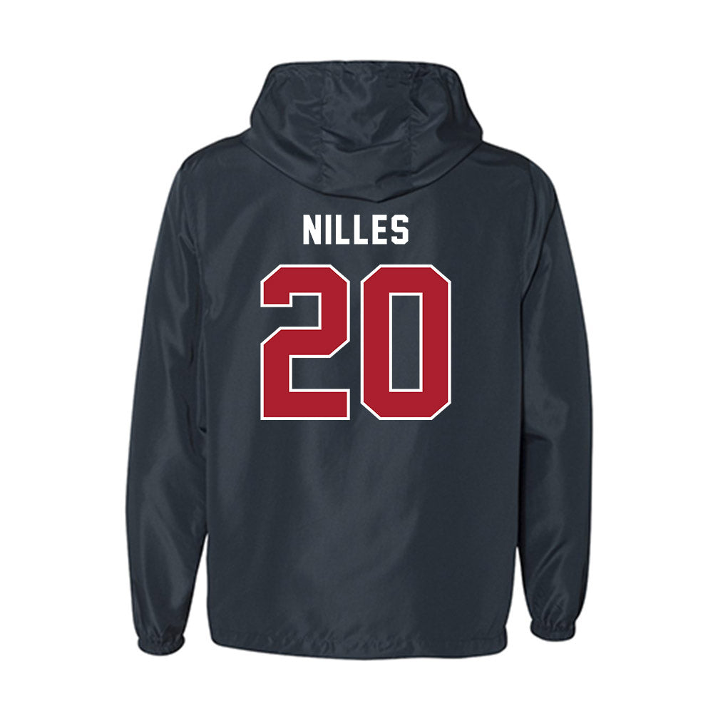 American - NCAA Women's Lacrosse : Alyssa Nilles - Windbreaker-1