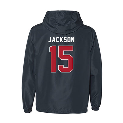 American - NCAA Women's Lacrosse : Annabelle Jackson - Windbreaker-1