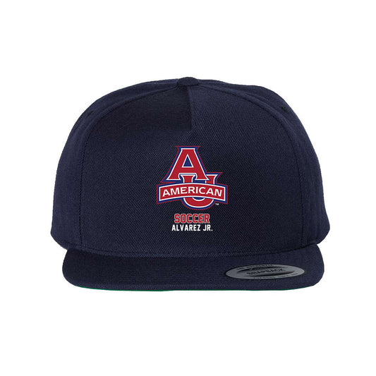 American - NCAA Men's Soccer : Juan Carlos Alvarez Jr. - Snapback Hat-0