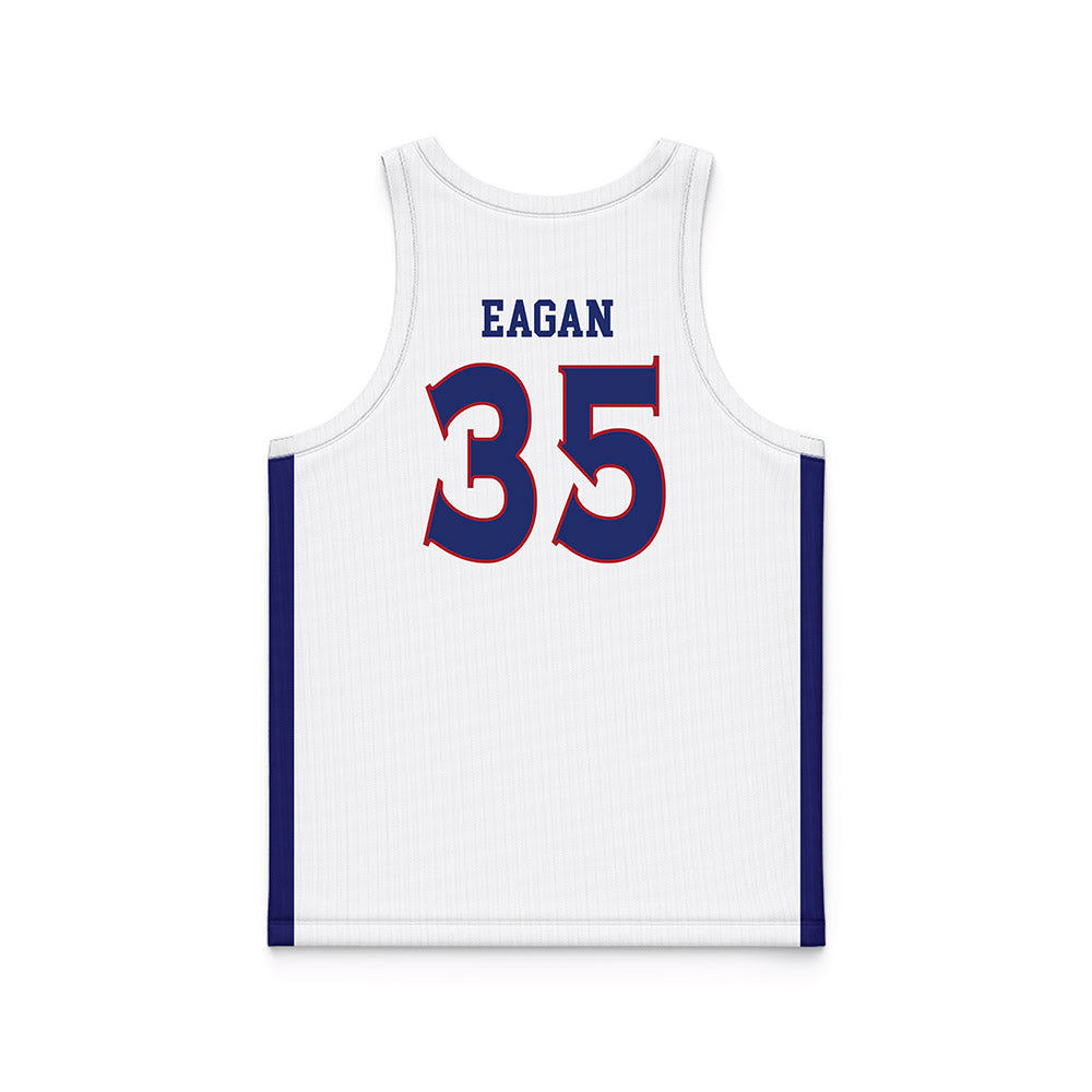 American - NCAA Men's Basketball : Chris Eagan - White Basketball Jersey-1