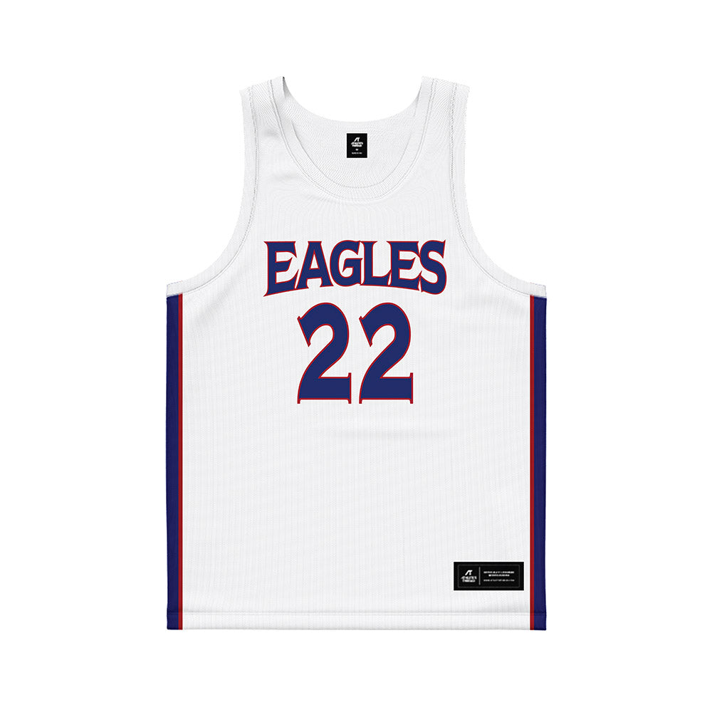 American - NCAA Men's Basketball : Shane O'Reilly - White Basketball Jersey-0