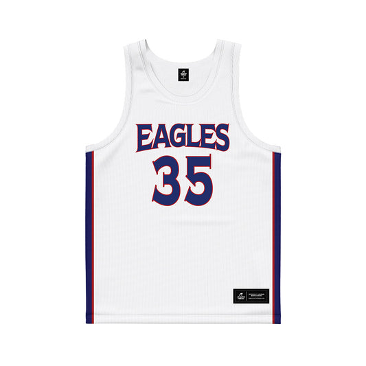 American - NCAA Men's Basketball : Chris Eagan - White Basketball Jersey-0
